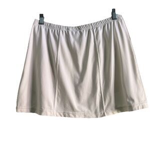 Vintage Retro Boast USA White Skort Tennis Pickleball Golf Mini Size Large